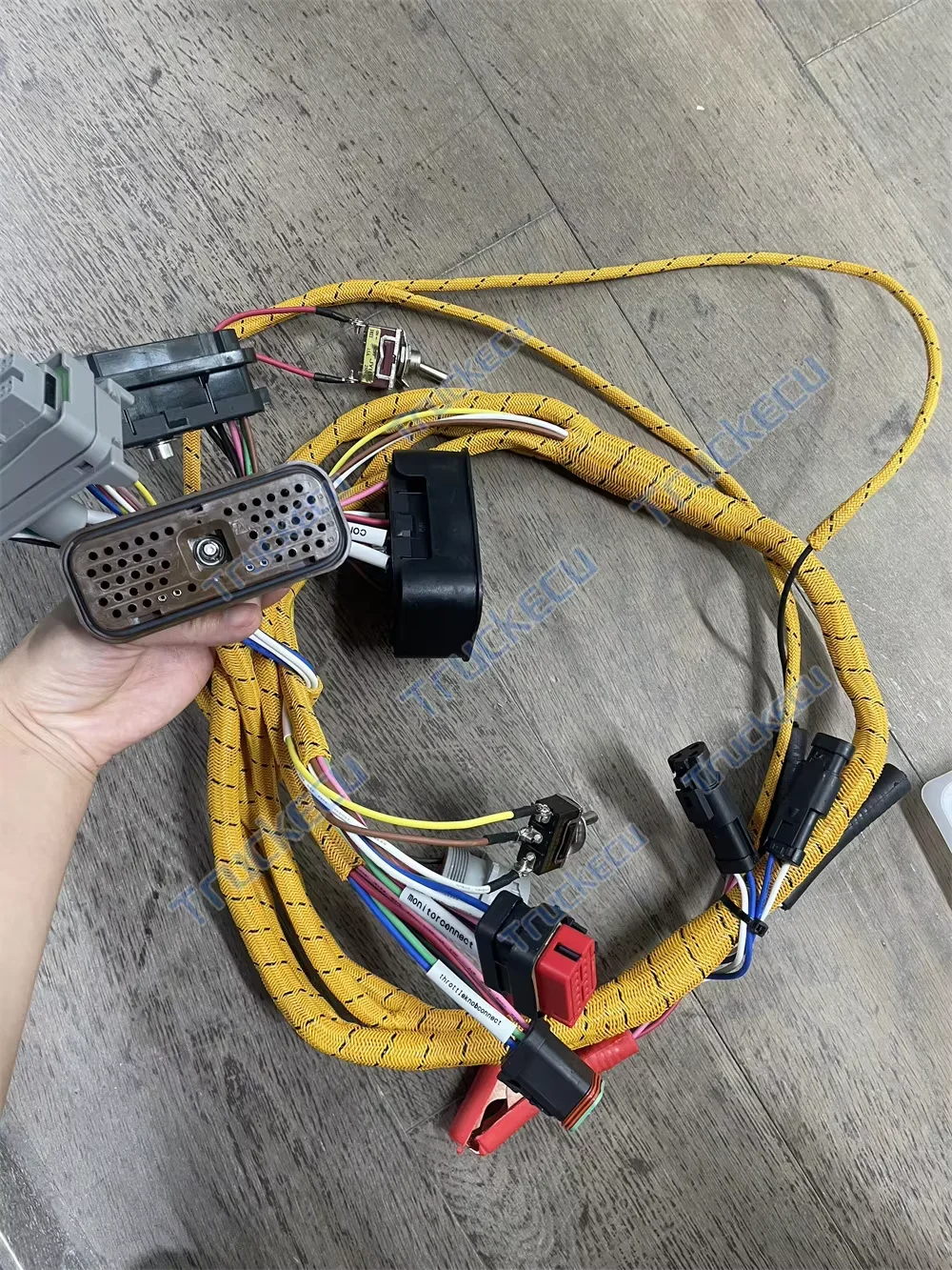 Engine ECM Test Wiring Harness for CA- C/D Series C4.4 C6.4 C6.6 C7 C-9 C13 C15 3126B Engine Diagnostic Wiring Harness