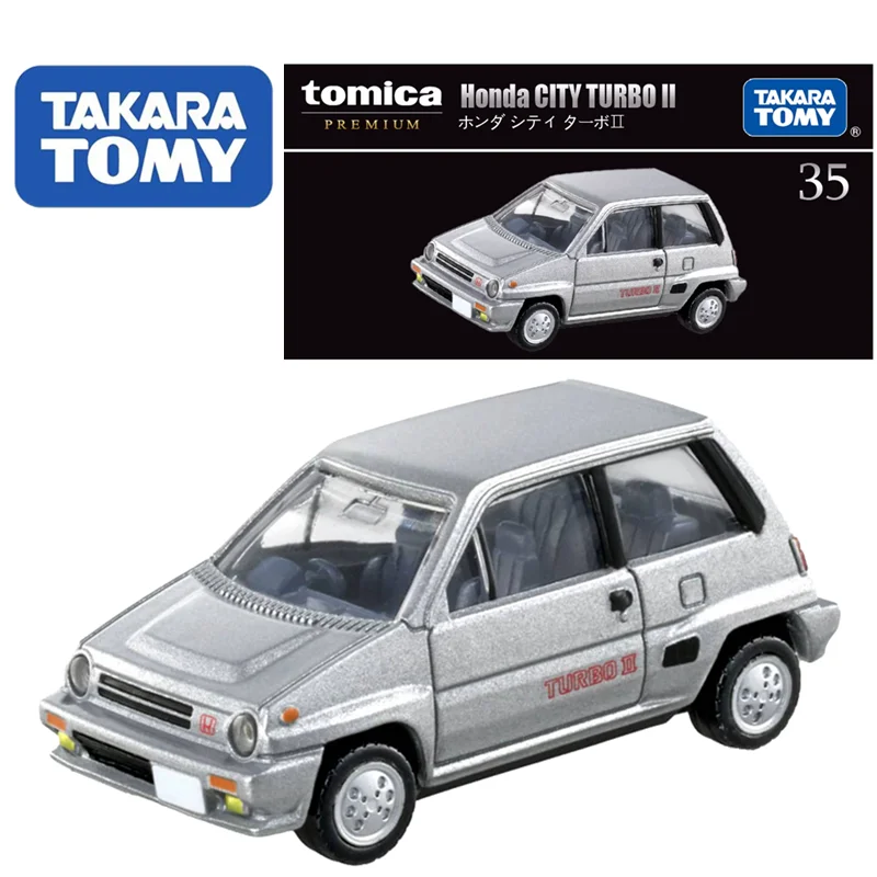 

Takara Tomy Tomica № 35, флагманская версия Honda CITY 1/55, миниатюрная модель автомобиля из литого сплава, детская игрушка для мальчиков, рождественский подарок