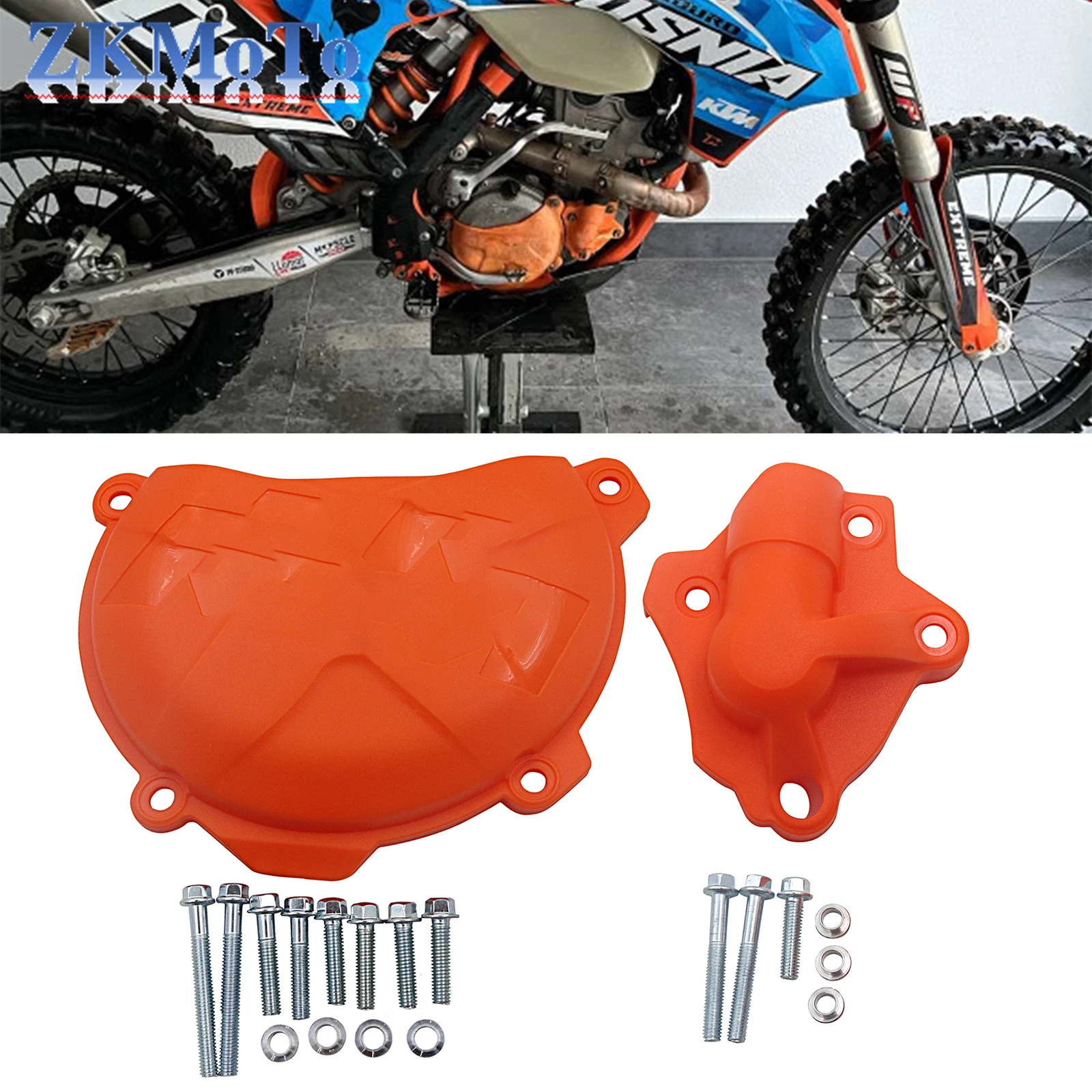 Motorcycle Engine Clutch Protection Cover & Pump Protection Cover For KTM 250 350 SXF EXCF XCF XCFW FREERIDE 2011-2016 2015 2014