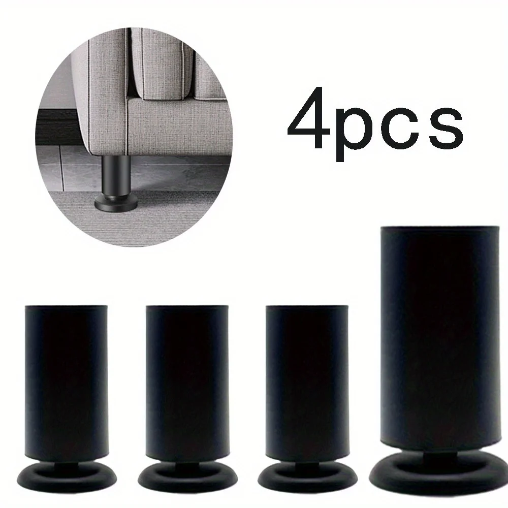 

4pcs 20cm Adjustable Stainless Steel Furniture Legs Table Sofa Bed Cabinet Feet Furniture Legs Feet Hardware Replacement Foot