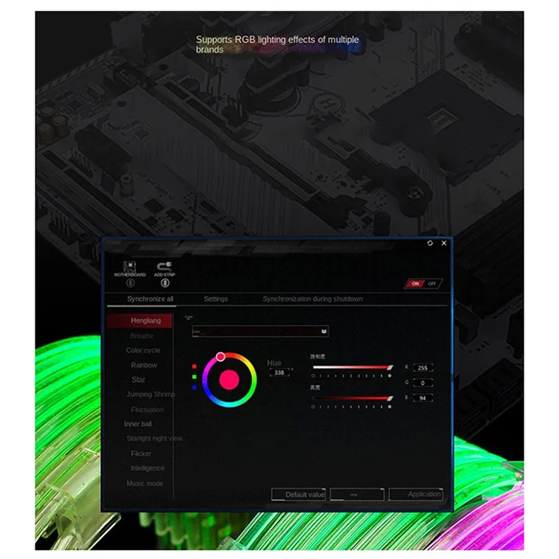ARGB إمدادات الطاقة تمديد كابل الحبل اللوحة الأم RGB تمديد كابل للكمبيوتر-POS