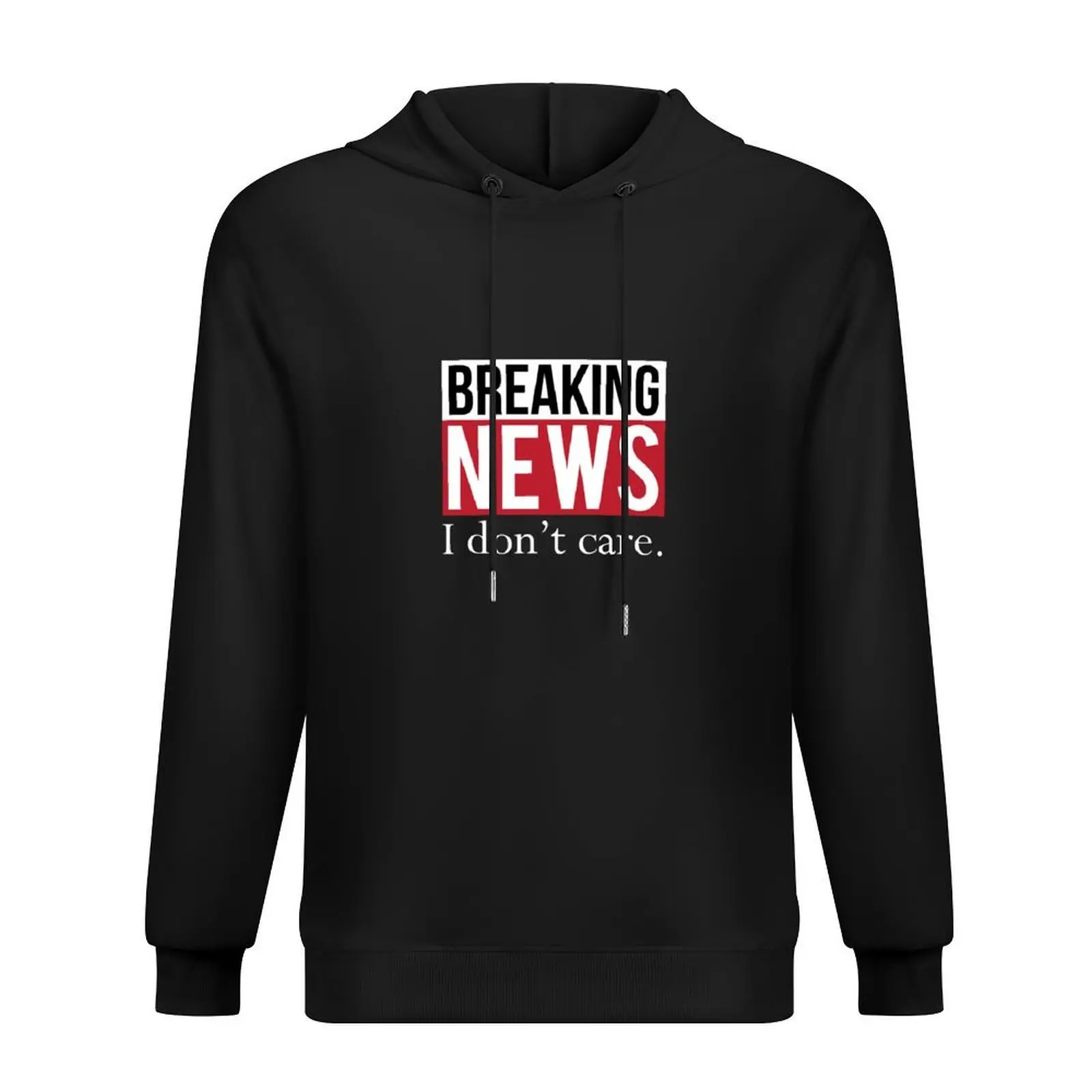 Breaking News: I Don't Care Hoodie anime clothes men clothes korean style clothes men's winter sweater designer hoodies