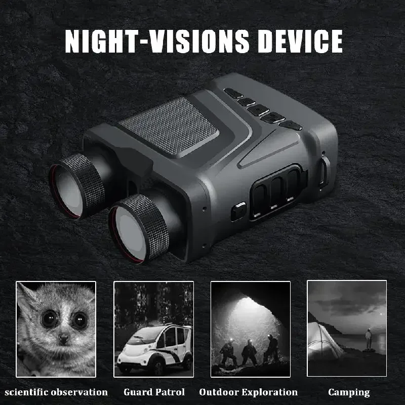 Night Vision Telescope 850nm Binoculars Infrared HD 5X Digital Zoom Telescope Night Goggles for Hunting Camping Surveillance New