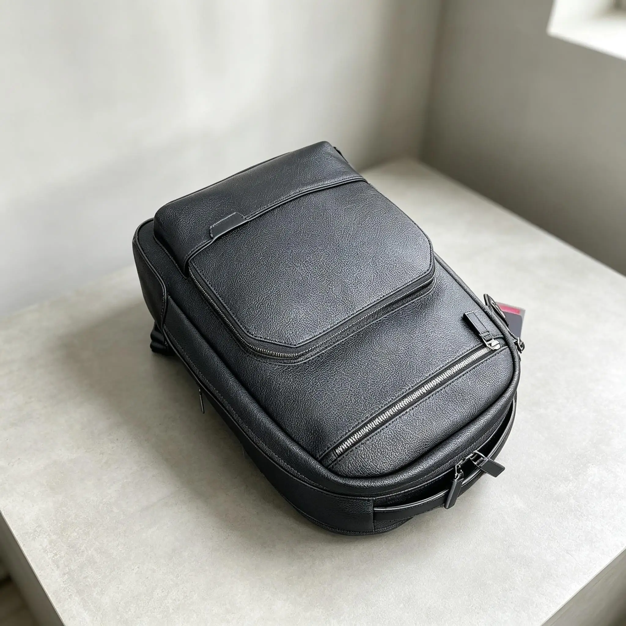 Men Casual Daypack, Minimalist Unique Lightweight Trendy Travel Backpack for Work & Vacation