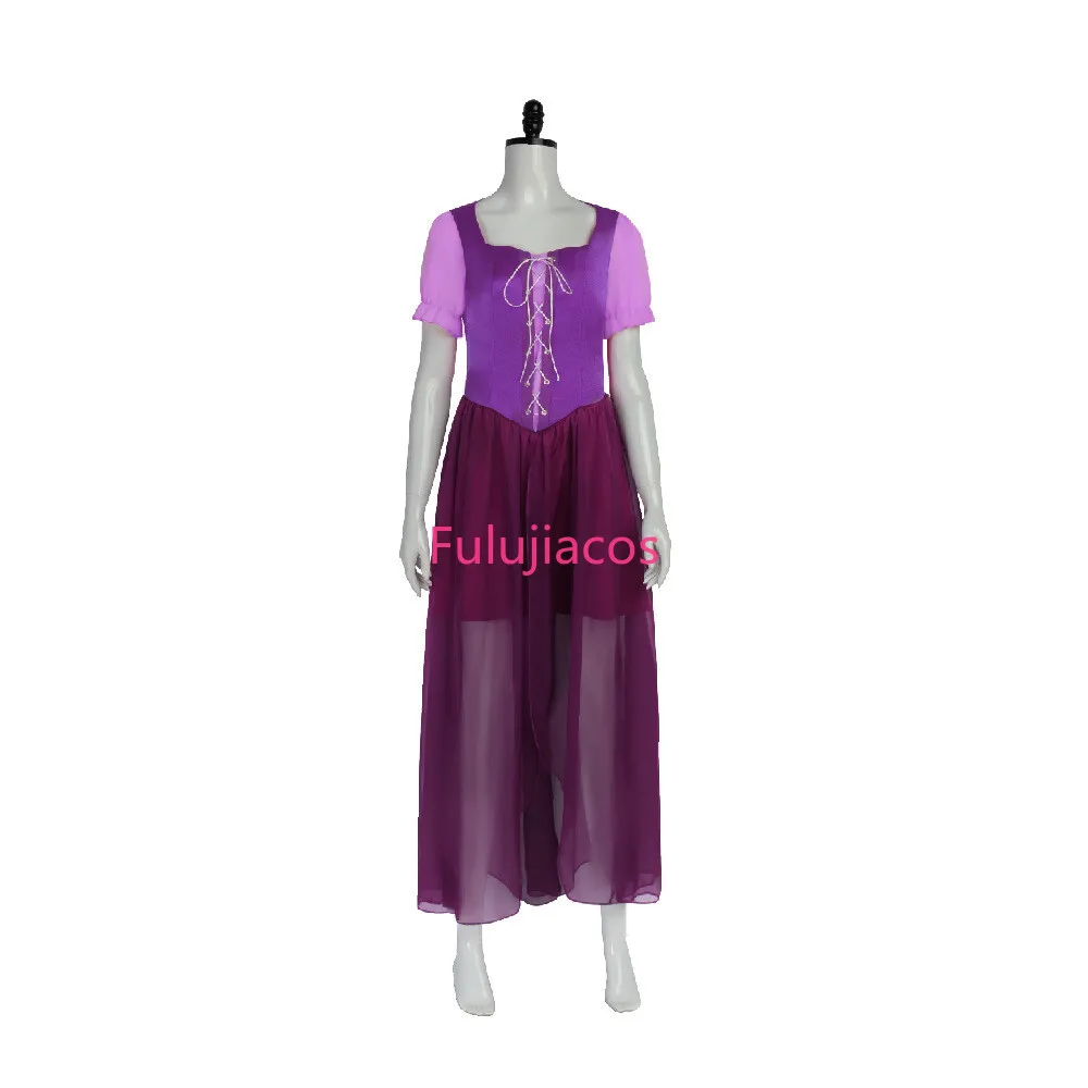 

Rapunzel Cosplay Costume Women's Dress Outfit Wreath