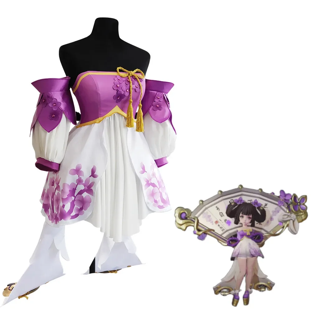 

Game Honor Of Kings Cosplay Xiao Qiao Chinese-inspired Costume Clove Knot Purple Luxury Dresses Halloween Game Cosplay Costume