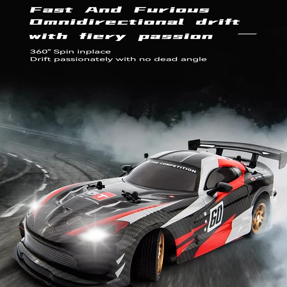 

JJRC Q116 1:16 Scale Dodge High-Speed Drift Car 2.4G 4WD with Interchangeable Tires Precision Steering Professional Racing