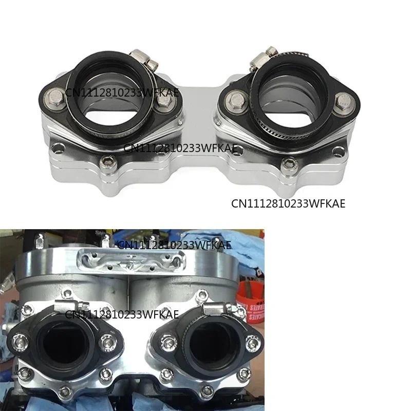 For All Yamaha Banshee YFZ350 33mm 34mm 35mm & 36mm New Billet Intake Manifolds Boots Keihin Mikuni Carb Carburetors