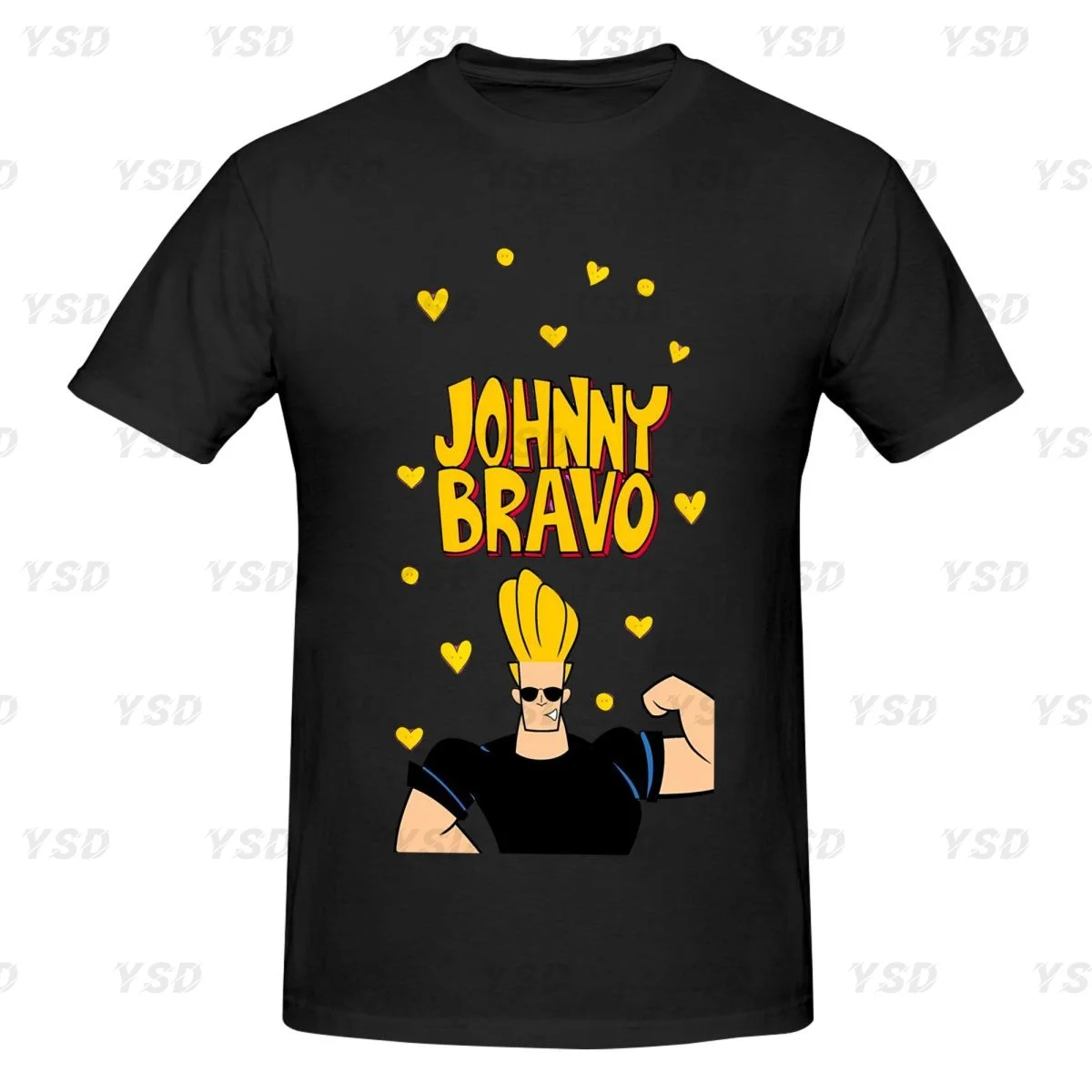Johnny End Bravo Men's tight fitting sports Cotton T-shirt, Breathable,Oversized Tee shirt — купить у AliExpress WW