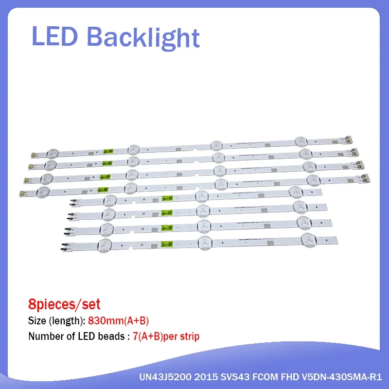 

LED backlight strip for 43"TV 2015 SVS43 FCOM FHD DOE B UA43J51SW UN43J5000 43j5200 43j5200ag Un43j5200 N43J5300af