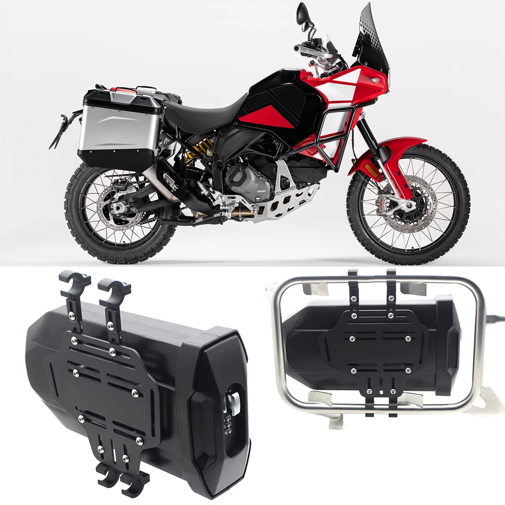 

For DUCATI DESERT X DesertX Desert X Motorcycle Side Tool Box Waterproof Decorative Side Toolbox First-aid/ Breakdown kit