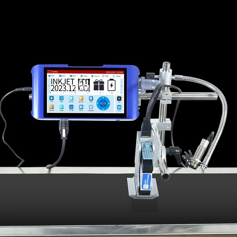 Customized Boot Page Expiry Date Batch Serial Lot Number Code Printing Machine Tij Online Thermal Inkjet Printer
