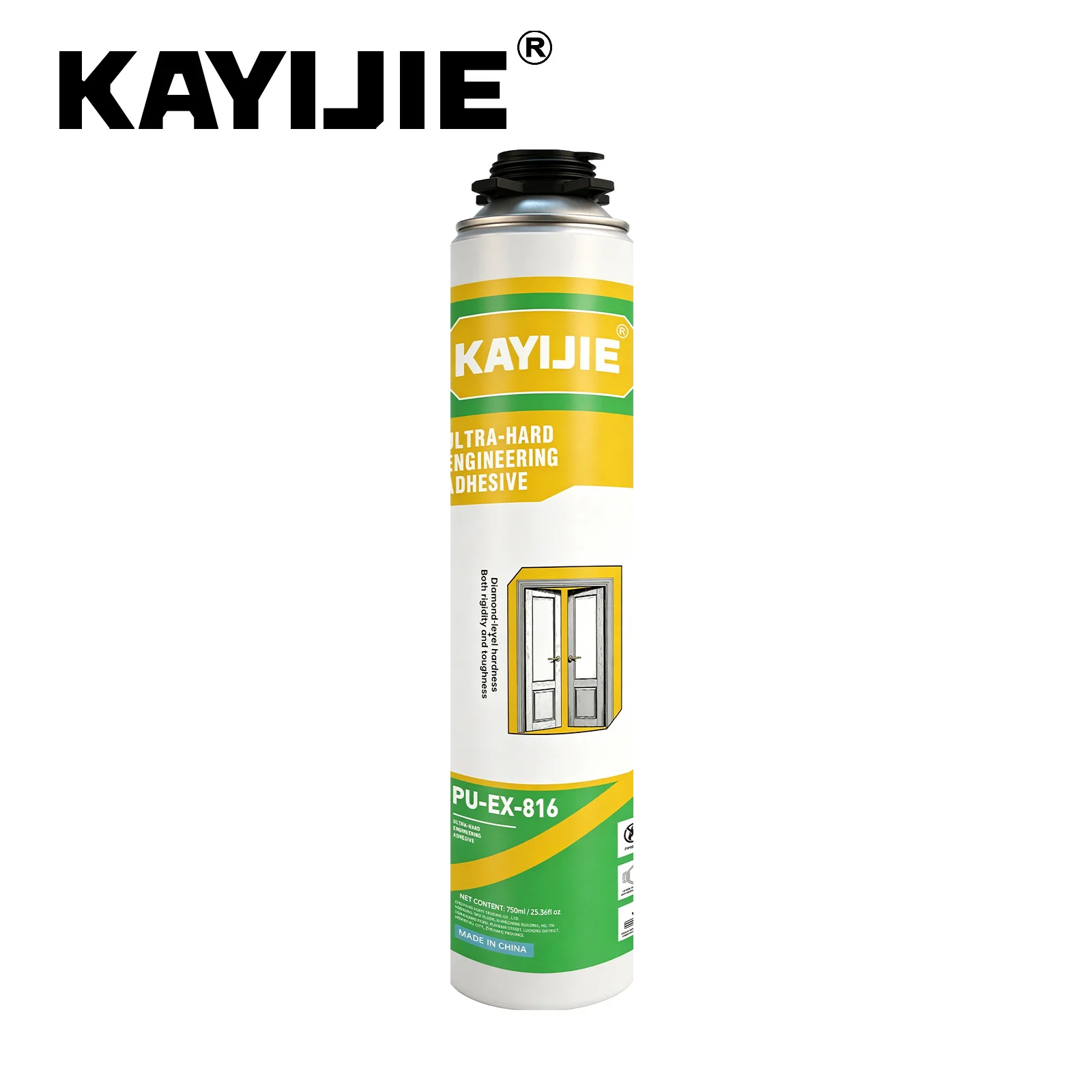 kayijie-pu-ex-816-super-strong-polyurethane-foam-engineering-home-use-expanding-filler-for-outdoor-building-joint-sealing