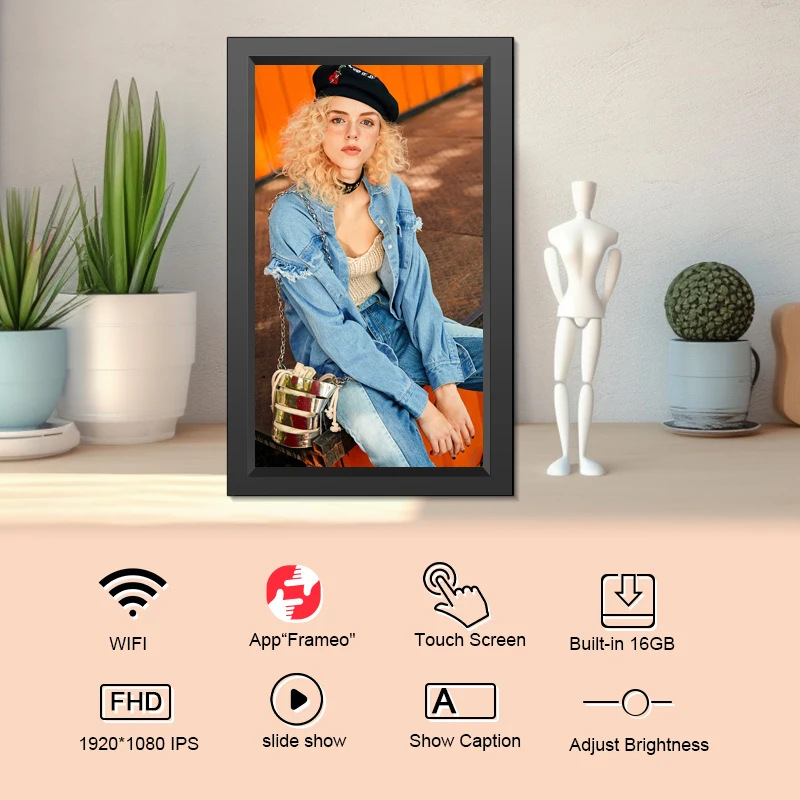 Factory Direct Selling Video Cheap Electronic HD Digital Video Frame Usb Sd Photo Frame Machine