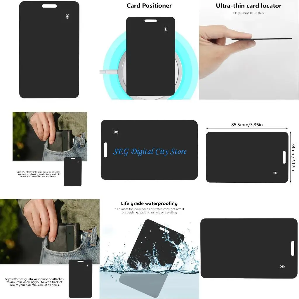 

U75B Global Positioning Thin Card Type Locator Anti Loss Device Wallet