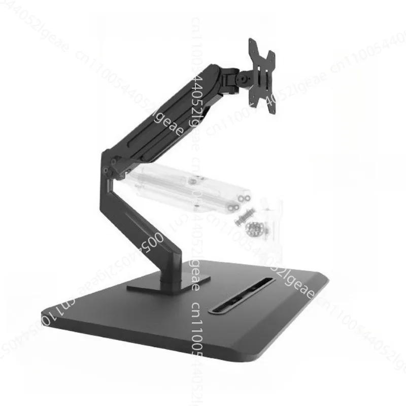 

Desktop non-punching computer monitor bracket cantilever heightening base rotating air pressure lifting robot arm