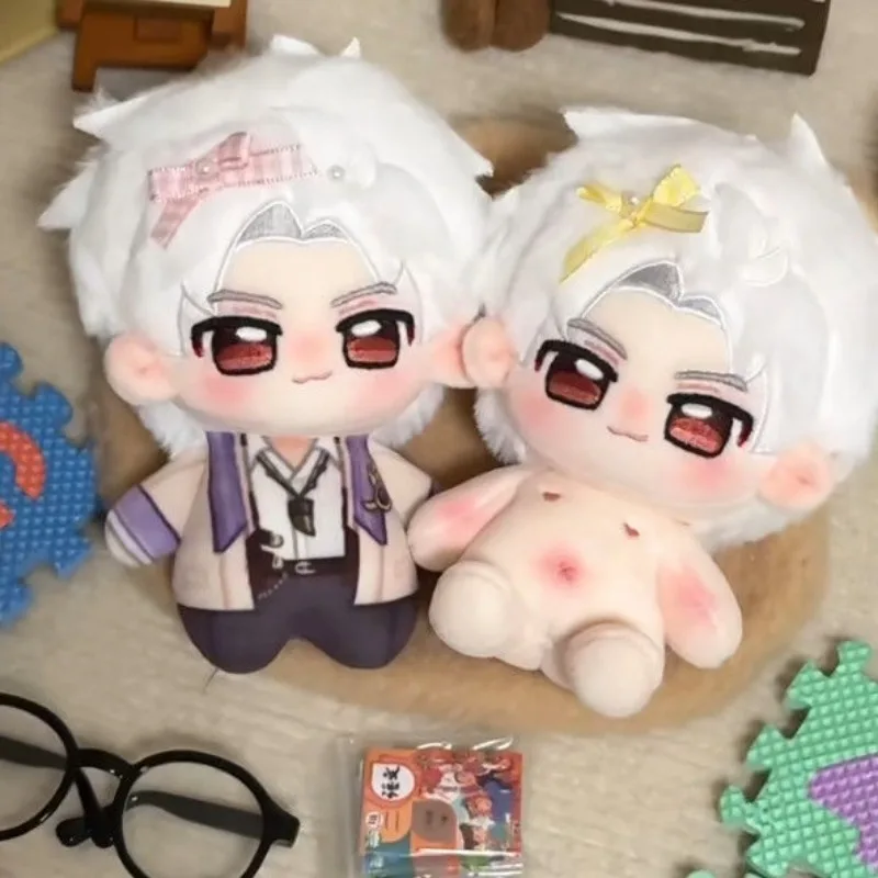 

Anime Love and Deepspace Cosplay Sylus Kawayi Soft Print Body Adorable 10cm Backpack Pendant Plush Keychain Gift