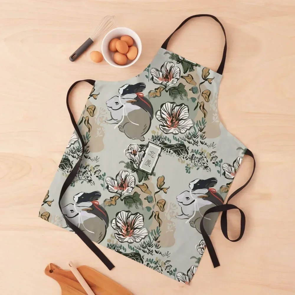 

WangXian [SEAMLESS TRADITIONAL] Apron kitchen item kitchen utensil Chef Uniform Woman Apron