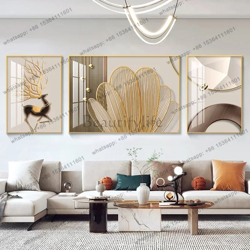 

Wall Triptych Mural Painting Calligraphy Home Decor Room Decoration Pictures Wall Decoration Wall Paintings Arts Sofa Background