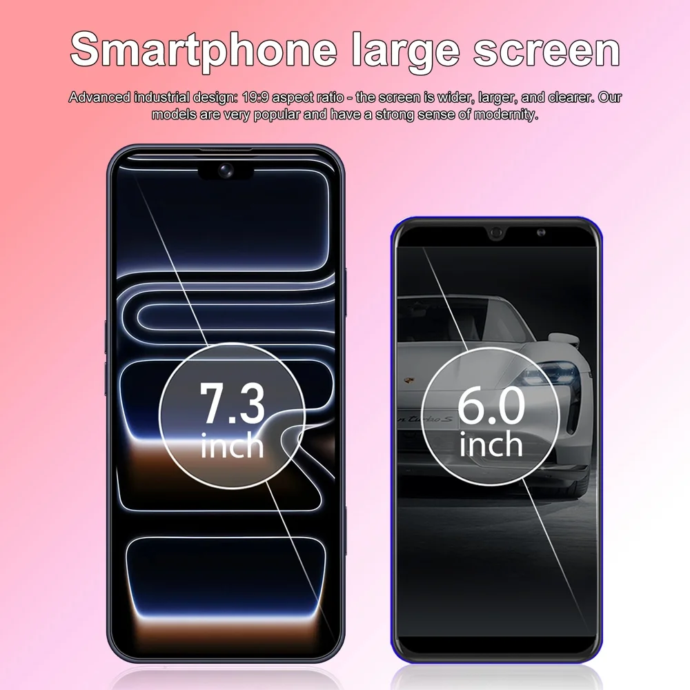 K-Touch M17 Pro Max Mobile Phones 7.3 Inch Smartphone 5G Dual SIM Android 15 Cell Phone 16+48MP Camera 7800mAh Face Unlocked Wifi GPS Global Version Cellphones