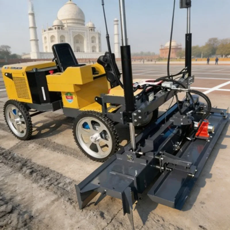 50mm Leveling Thickness Laser Screed Concrete Floor Leveling System Self Propelled Vibratory Leveler for Industrial Plant Use