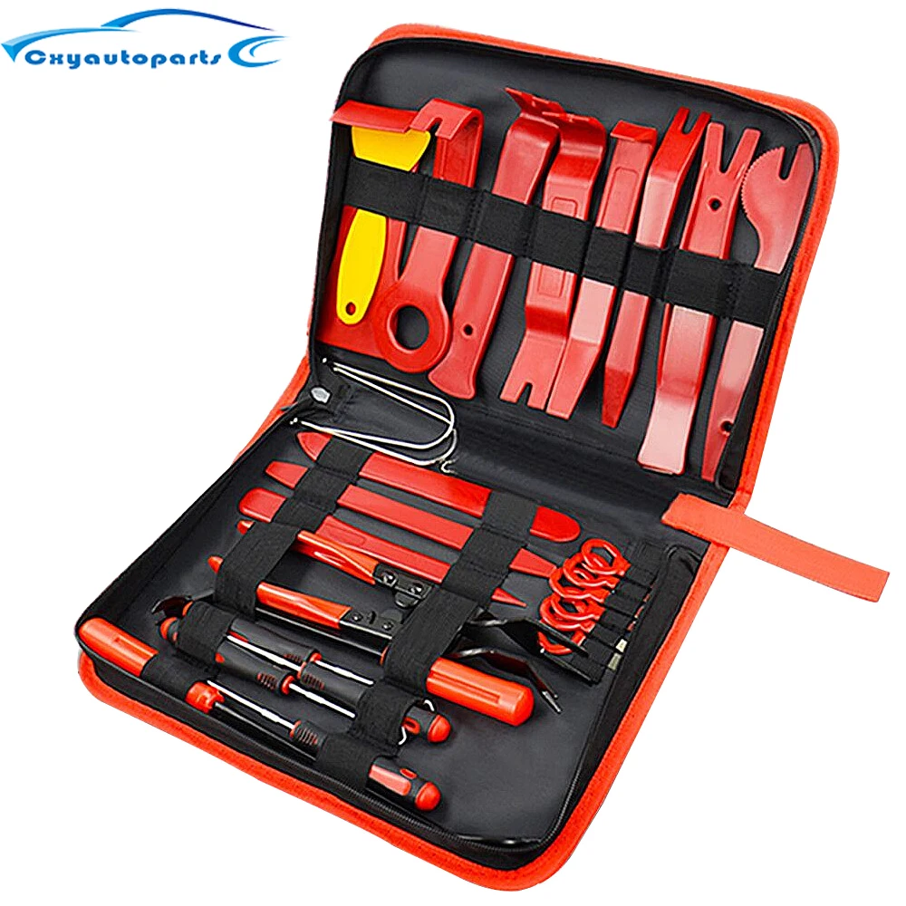 Garage Werkzeuge Auto Innen Entfernung Kit Kunststoff Trim Tür Panel Demontage Anzug Auto Clips Puller Diy Hand werkzeug – Detail 1