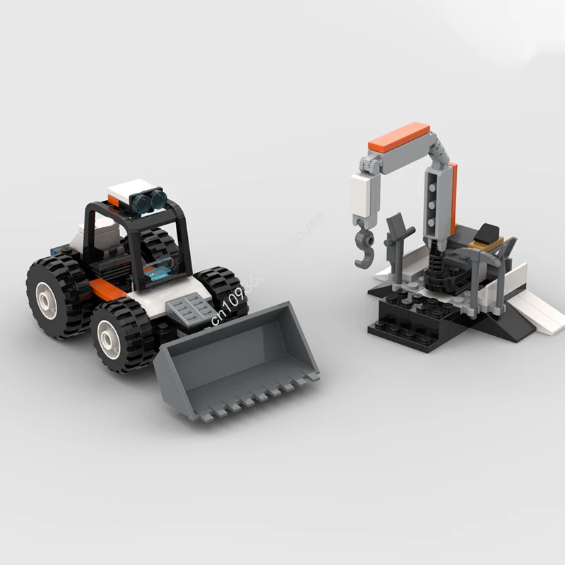 

89 шт. MOC Space Экскаватор-погрузчик DModel Dozer Модель крана Строительные блоки Модульная идея Детские креативные игрушки «сделай сам» Рождественские подарки