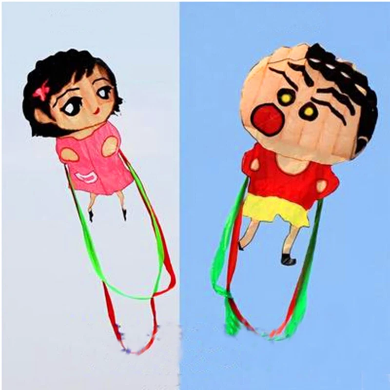 free shipping children kite flying soft kite for children kites string walk in sky professional kite cartoon kite parachute wind