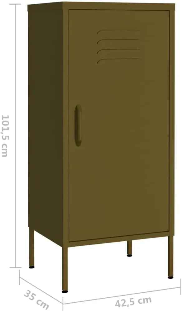 Garage Storage Tool Cabinet Utility Cabinet Filing Cabinetstorage Cabinet Olive Green 16.7