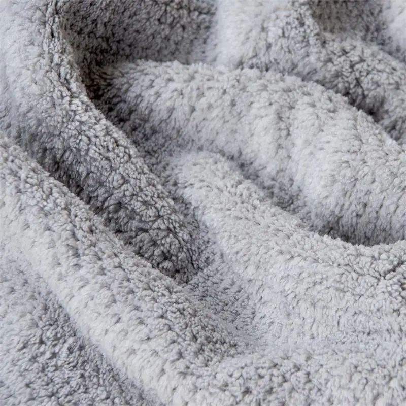 Serviette super absorbante pour cheveux secs, produits ménagers, bonnet pour cheveux à séchage rapide, sourire moderne, simplicité, mode