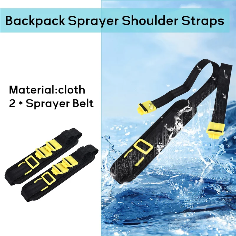 

T02C!2 Pack Of Backpack Sprayer Belt Replacement,Sponge Adjustable Agriculture Manual Sprayer Backpack Shoulder Strap