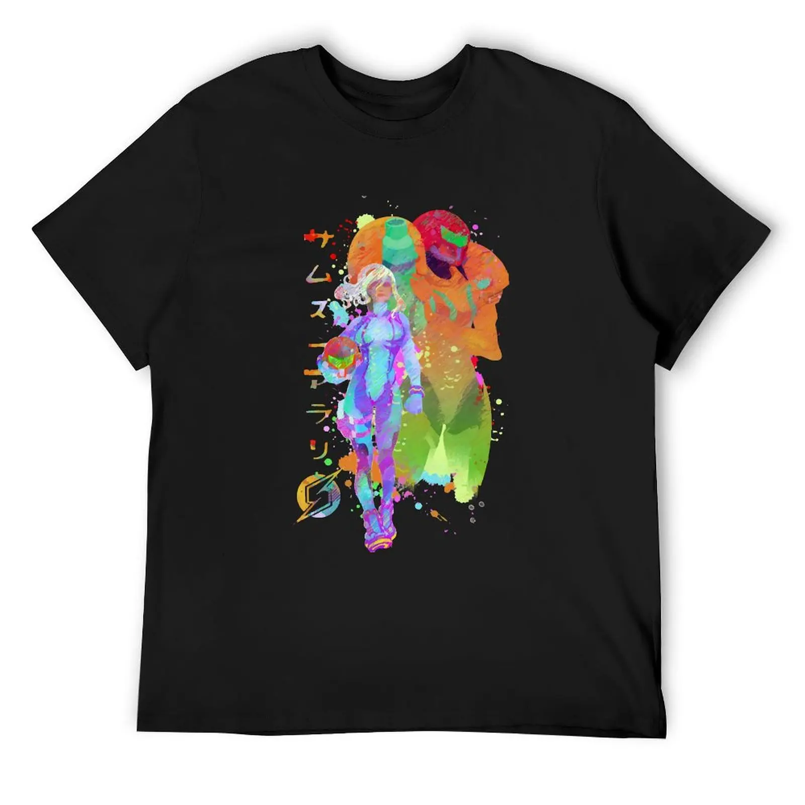 

Metroid Samus Aran T-Shirt rapper graphic tees designer shirts customs anime shirt t shirt for men