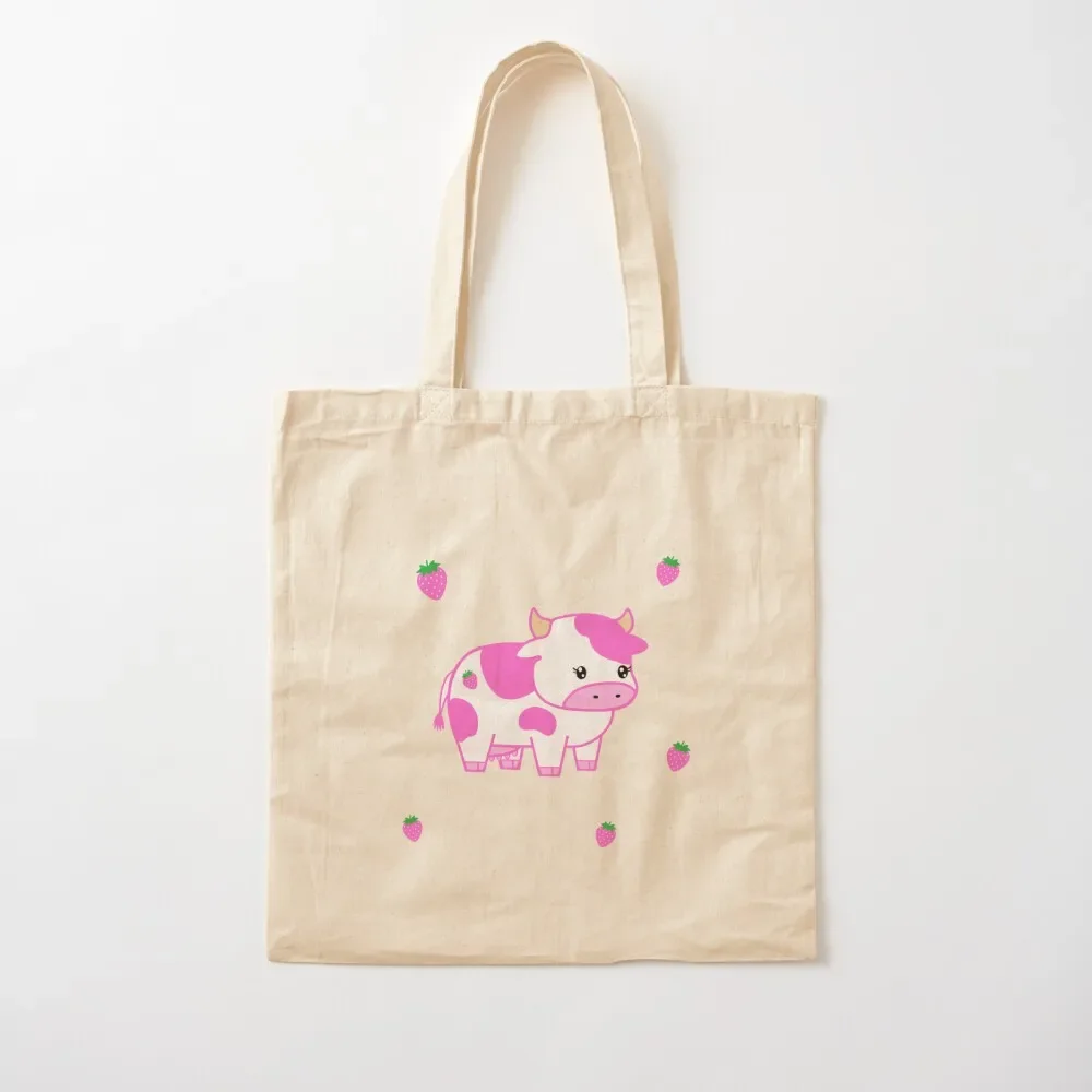 

look at you, strawberry cow Tote Bag ecological bags tote bag university shopping bag logo