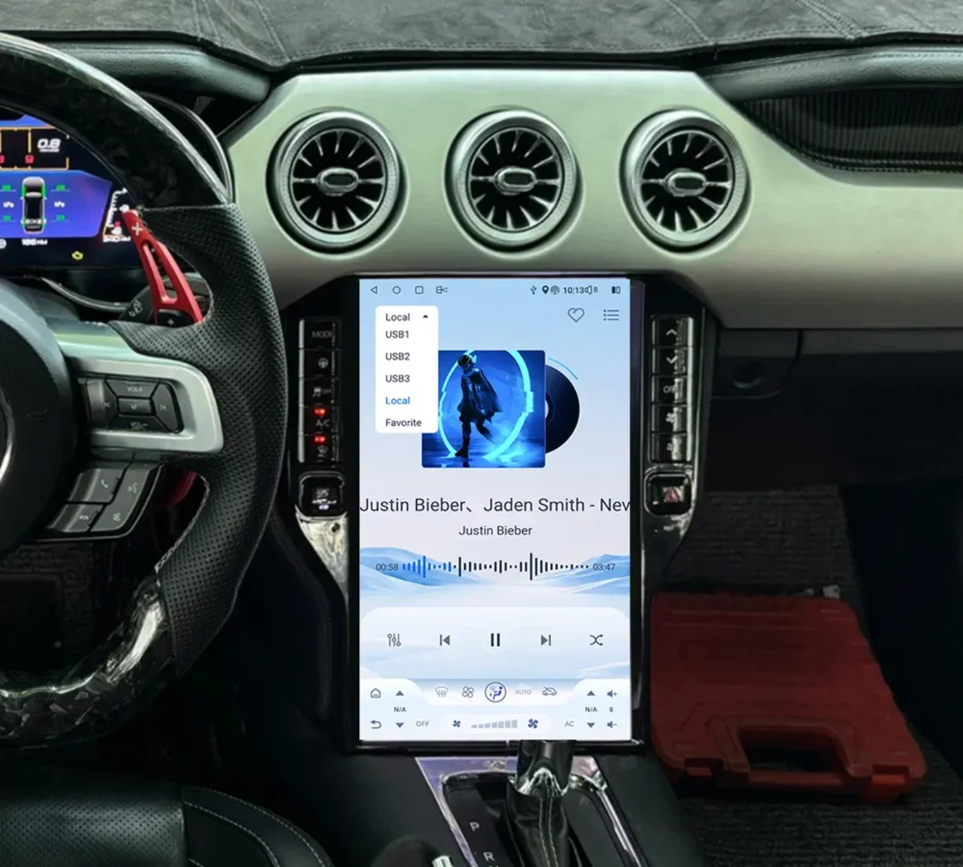 

14.5" Android 14 For Ford Mustang GT 2015-2021 Car Intelligent Systems Tesla Screen Carplay 2Din Radio Navigation 4G
