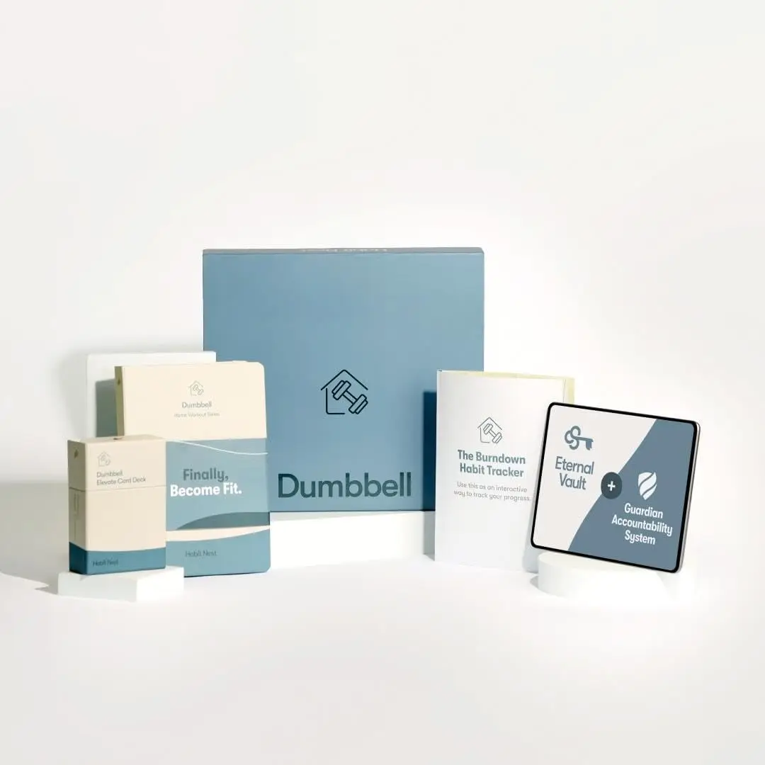 

Dumbbell Phoenix Framework: Home Workout Series Comprehensive Fitness System with Transformation Journal Elevate Card Deck Burnd