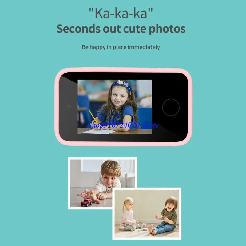 77HD ABS Safe Kids Digitale camera Screentouch Operatie batterij Telefoon speelgoed voor verjaardagsfeestjes kinderen