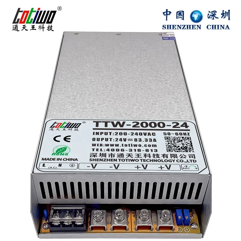 High power AC to DC24V 12V 36V 48V....300V 2000W Switching Power Supply  Printer 2000W Switching converter Industrial Rectifier