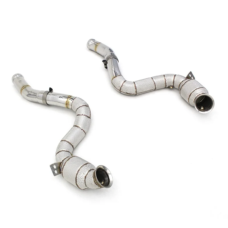 

Head Section High flow Pipes Exhaust Pipes branch downpipe Exhaust Pipe with catalyst for Mercedes-Benz E63 AMG W213 4.0TT