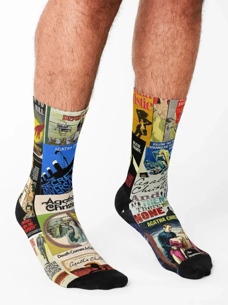 Agatha Christie Socks tennis aesthetic Running Designer Man Socks Women's