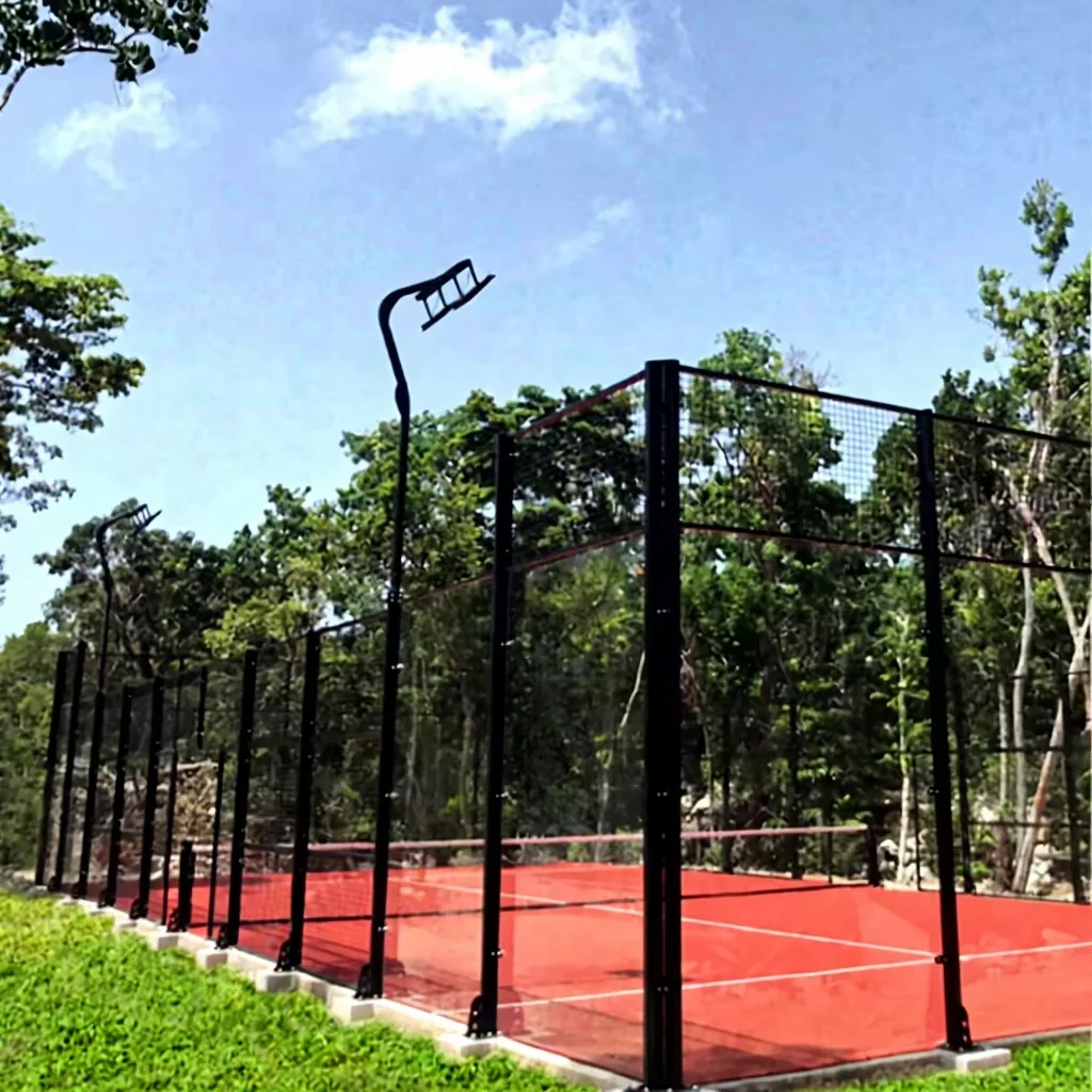 XTZPADEL Full Set Custom Padel Tennis Court Panoramic Cage Tennis Outdoor Professional Squash Court Facilities