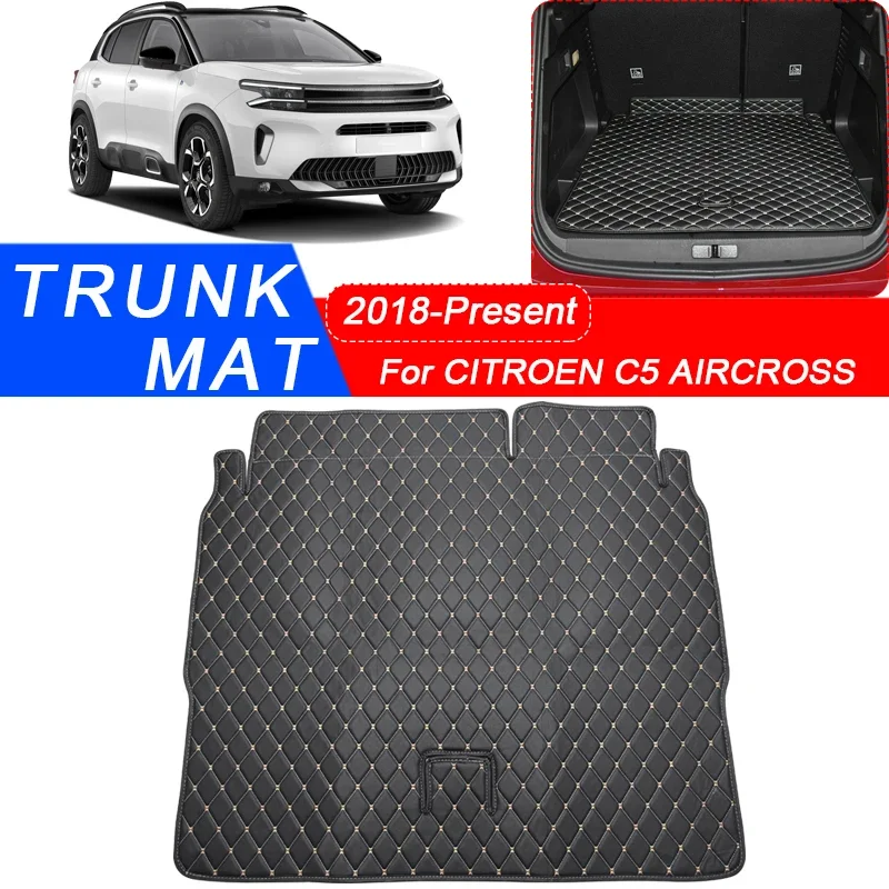 

Custom Car Styling Trunk Main Mat For Citroen C5 Aircross 2018-2025 Waterproof Anti Scratch Non-slip Protect Cover Accessory