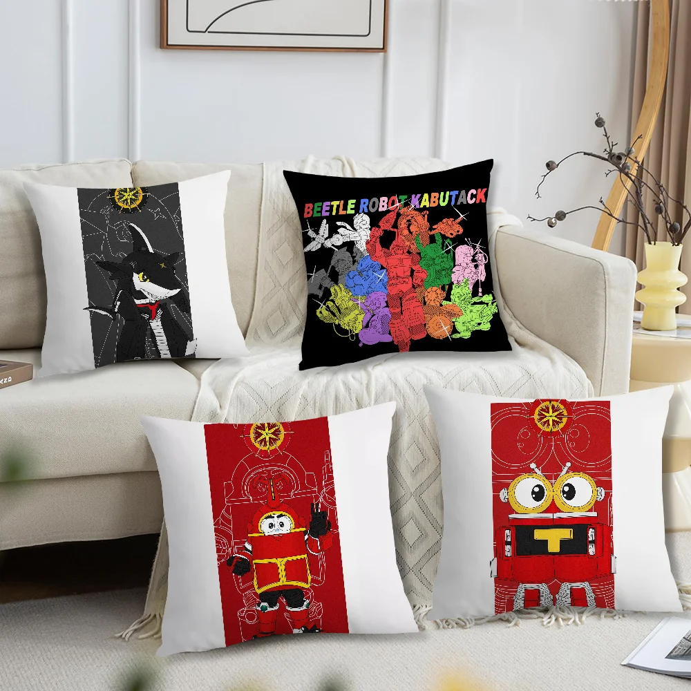 Anime B-Robo Kabutack Pillow Case Fan Style Square Home Decor Cushion Cover Design Printed