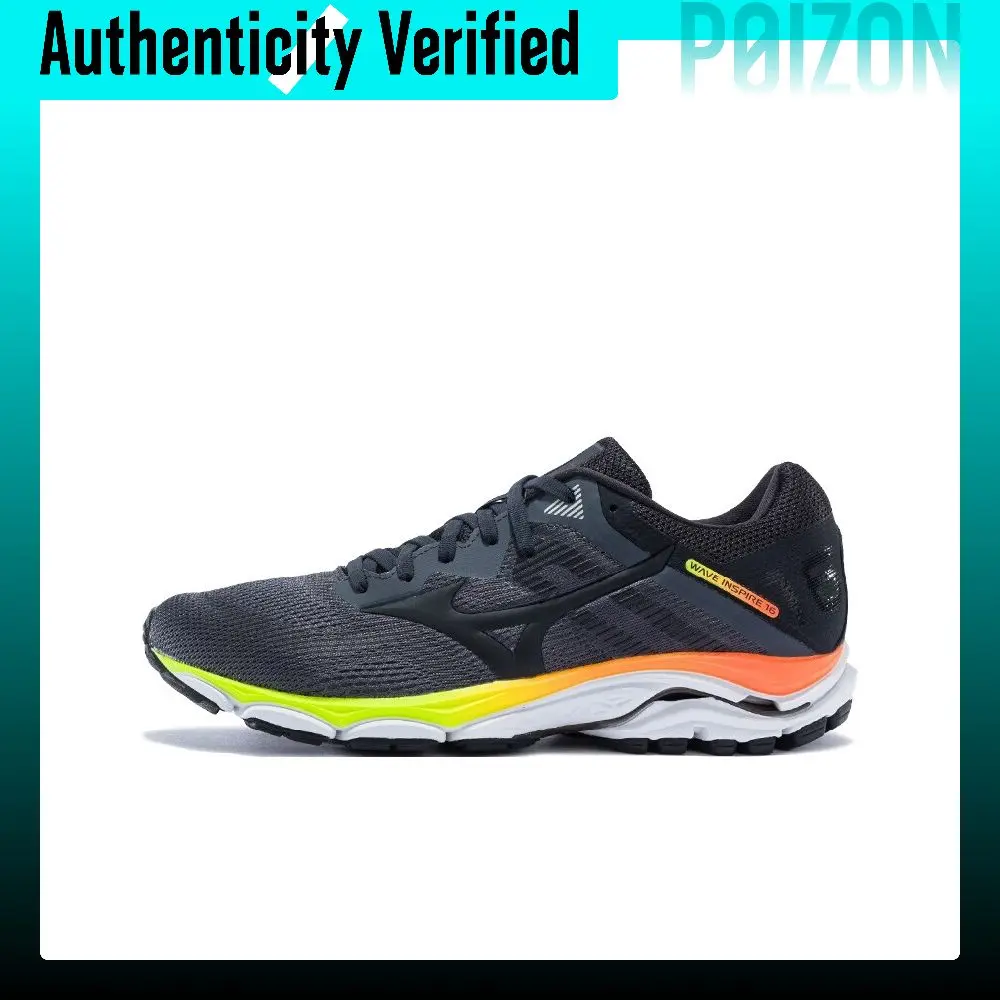 Mizuno Inspire 16 Textile, Synthetic Leather Cushioning Abrasion Resistant Breathable Coverage J1GC204416