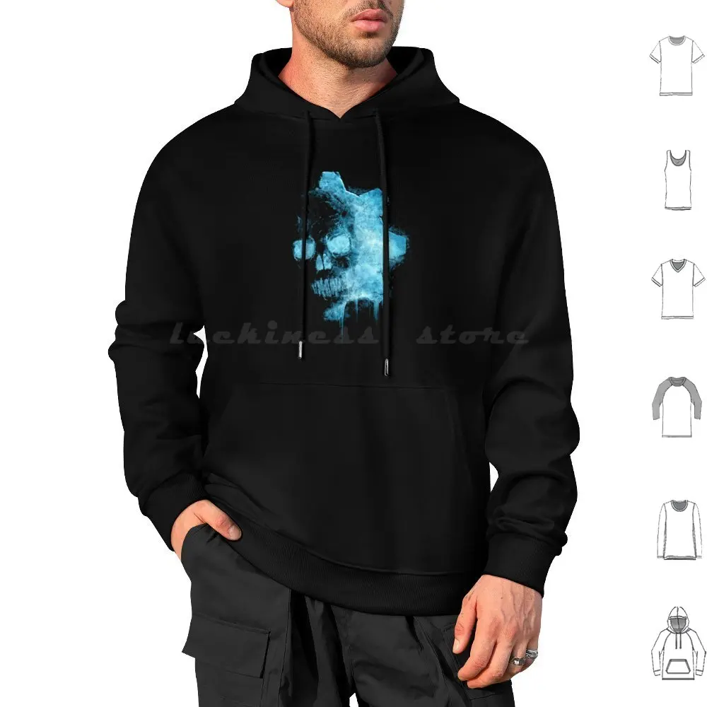 Mesti Gear Of War Hoodie cotton Long Sleeve Gear Of War Gears Skull Action Game Gear Of War