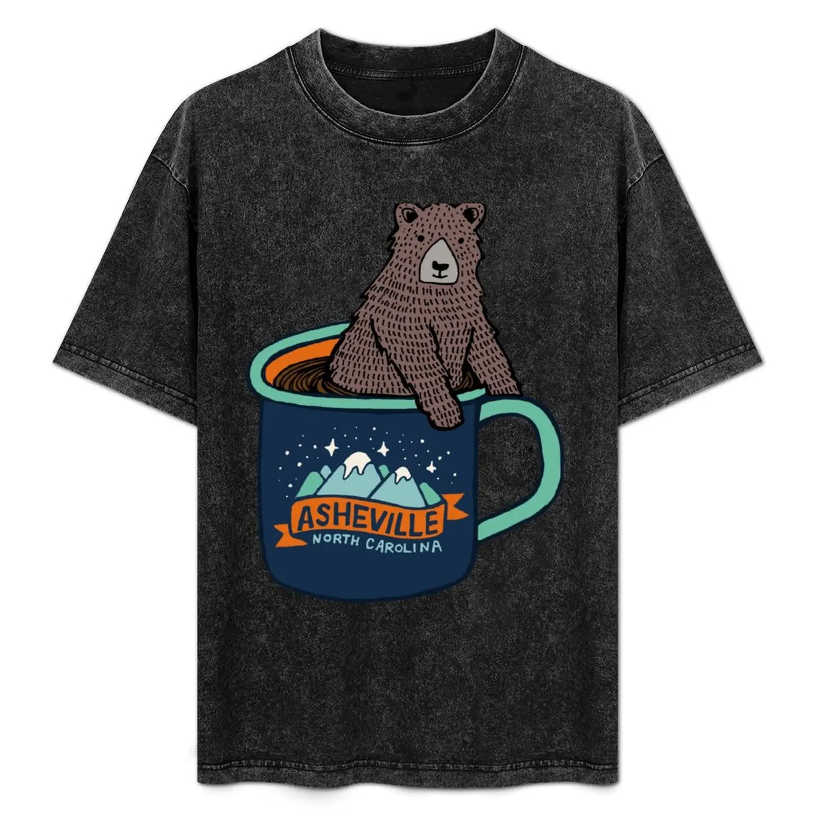 

Asheville Bear Cup T-Shirt Plus Size Short Sleeve T-Shirt