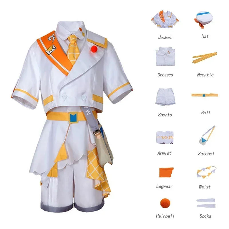 Game Rin Len Cosplay Costume Adult Women Men Magical Mirai Uniform Suit Halloween Party Outfit