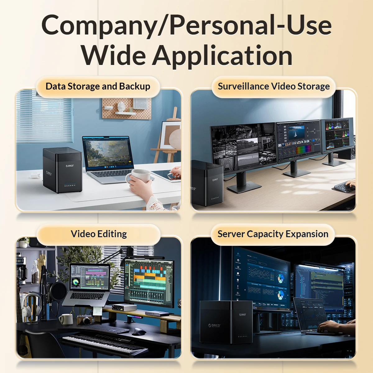 Orico-磁気タイプCハードドライブエンクロージャー,HDDケースサポート