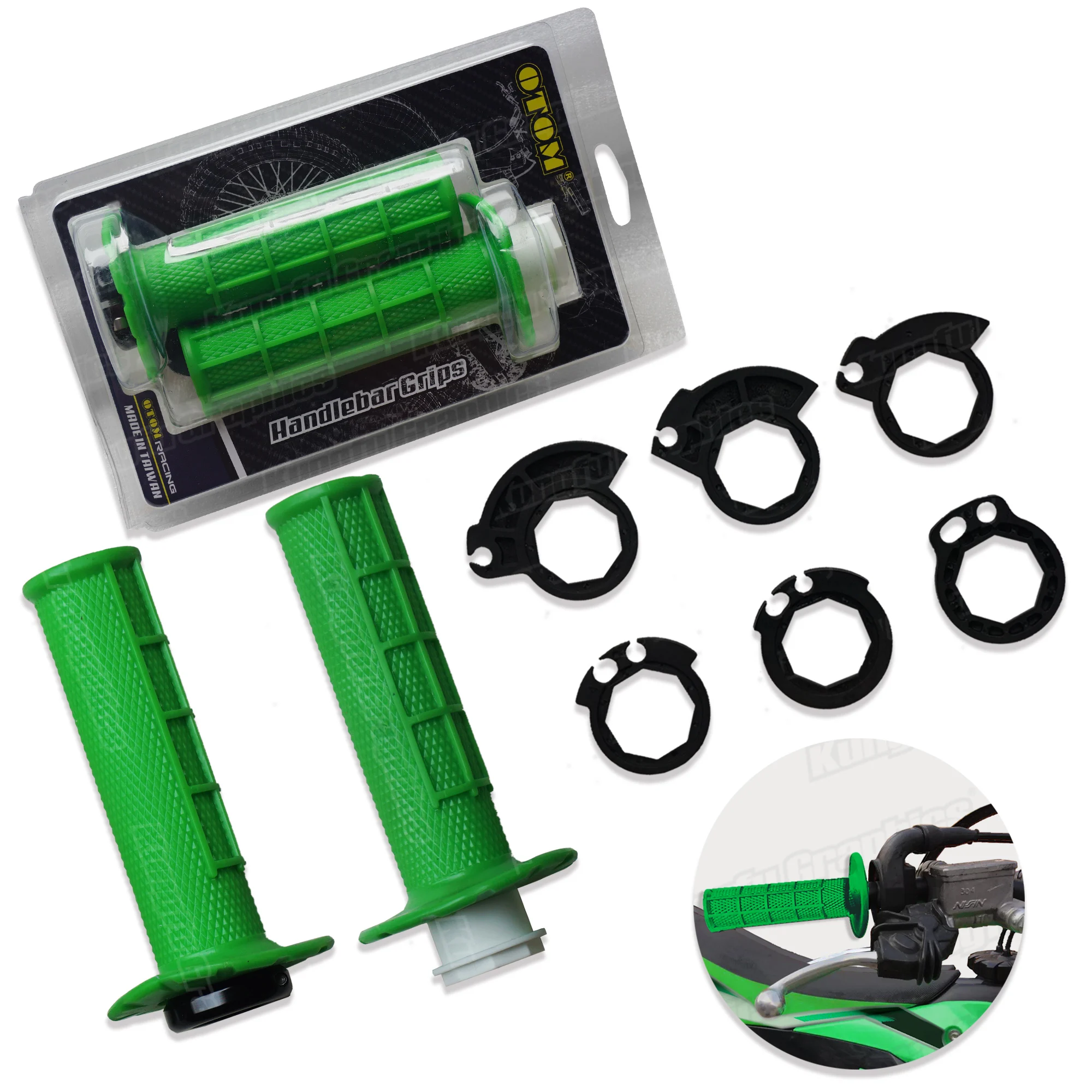 

JY Racing Motocross Handlebar Lock-on Grips for Yamaha YZ450F WR250R / KX250F KX450F / Suzuki RM250 RMZ450 / CRF250R CRF450R