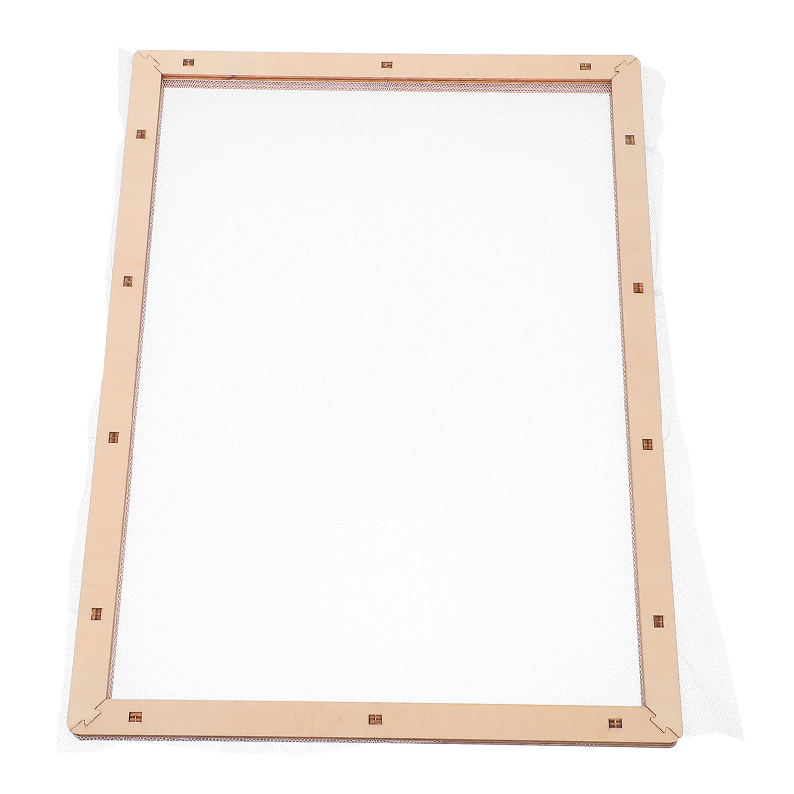 

DIY Paper Making Mold Screen Deckle Frame for Dried Flower Crafts Projects Papermaking