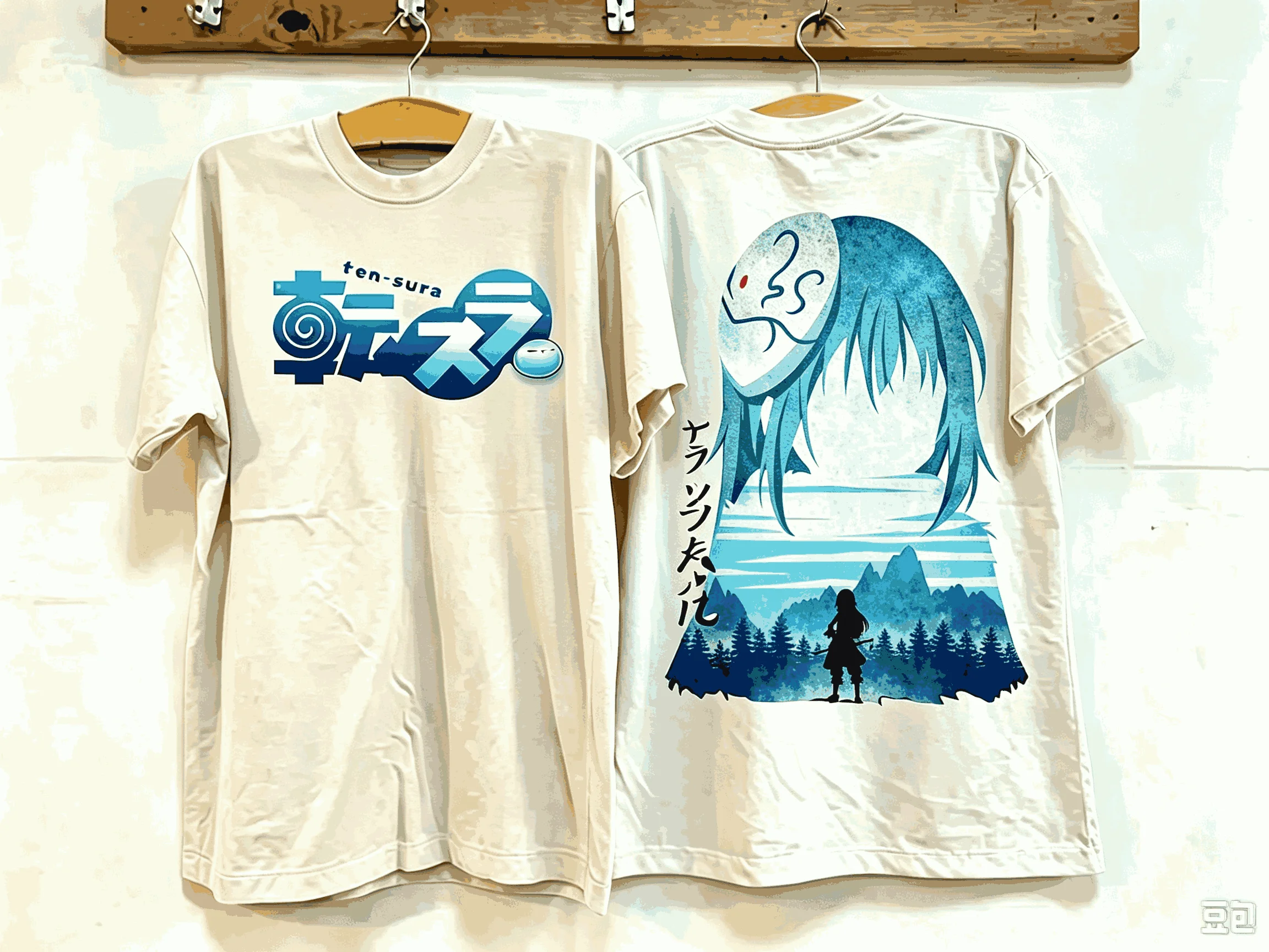 Reincarnated as a Slime T-shirt Summer Short Sleeve Male Tshirts Casual Fashion Oversized Unisex Streetwear Trendy Cotton soft